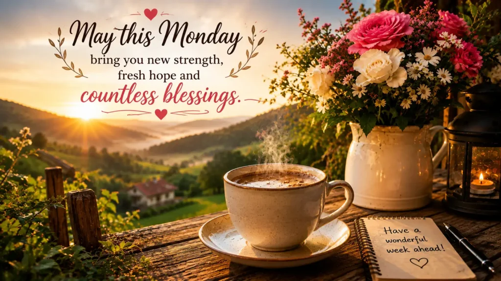 Beautiful Good Morning Monday Wishes And Blessings
