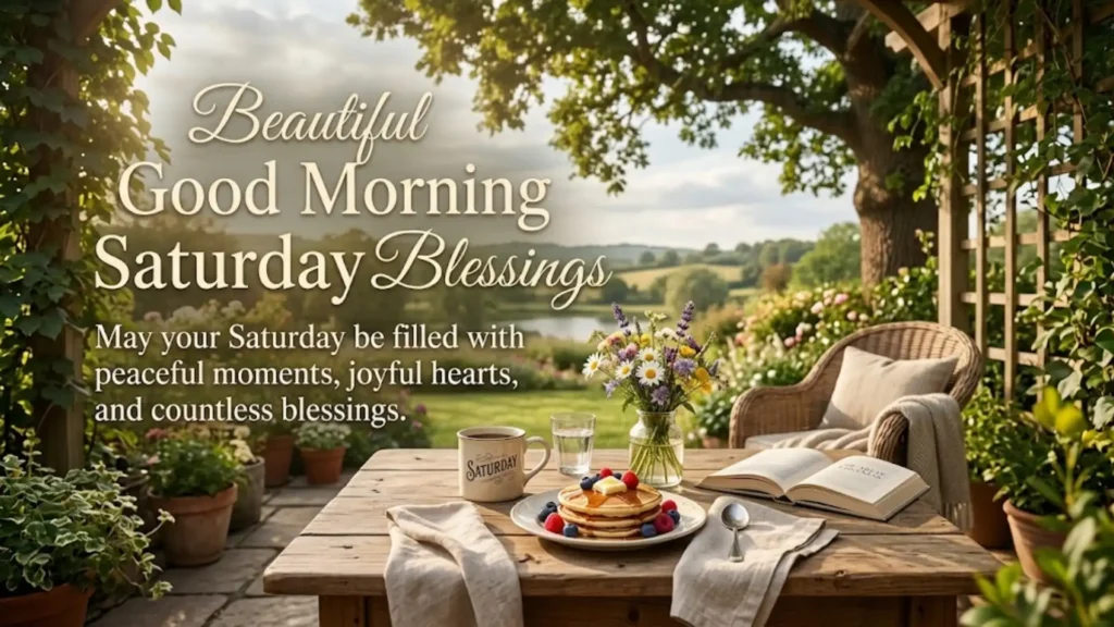 Beautiful Good Morning Saturday Blessings