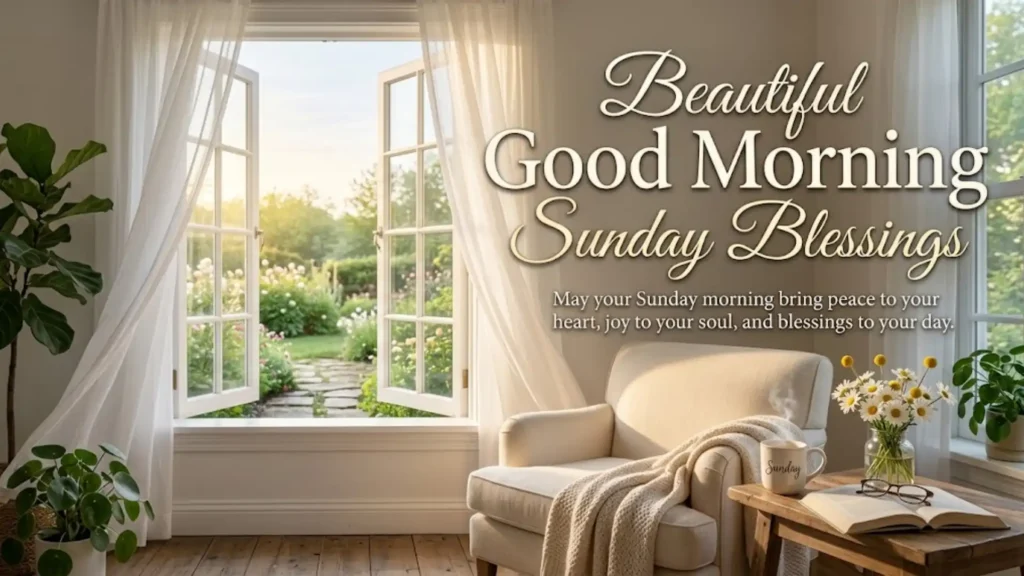 Beautiful Good Morning Sunday Blessings