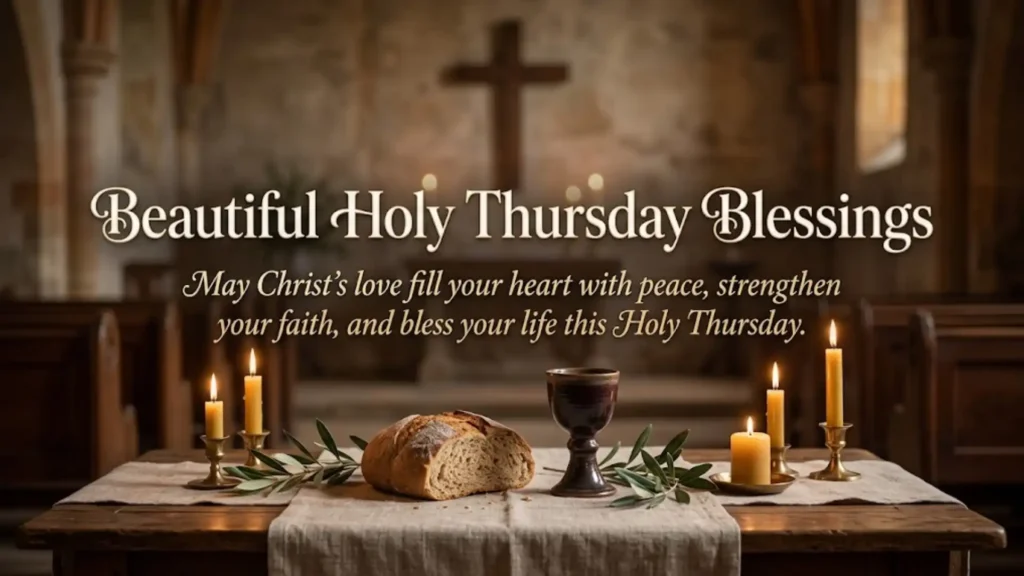 Beautiful Holy Thursday Blessings