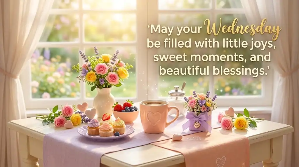 Cheerful And Cute Wednesday Blessings