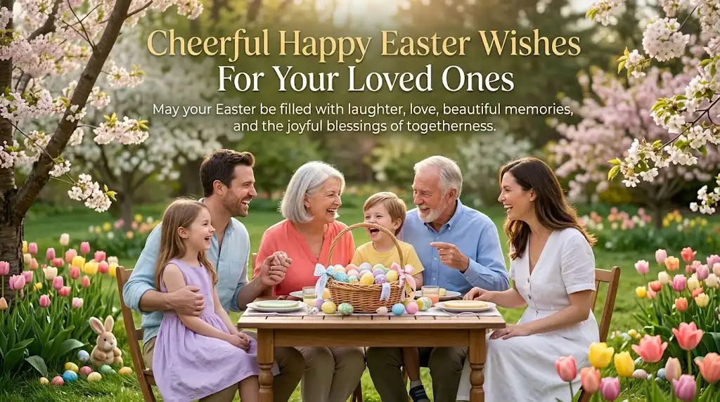 Cheerful Happy Easter Wishes For Your Loved Ones