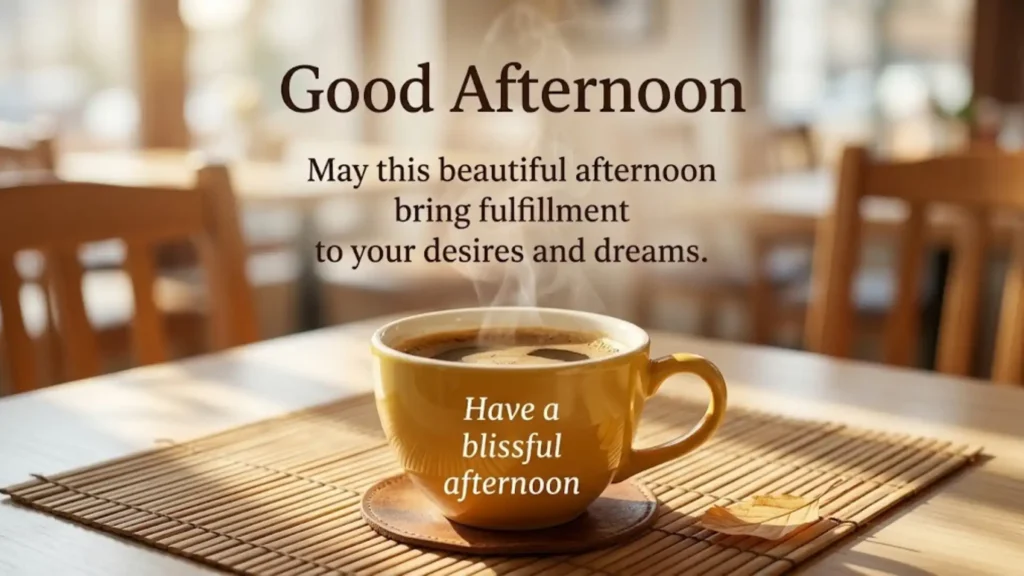 Daily Good Afternoon Blessings