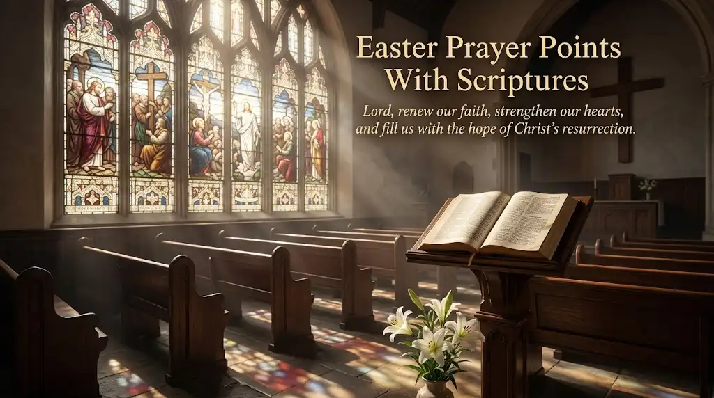 Easter Prayer Points With Scriptures