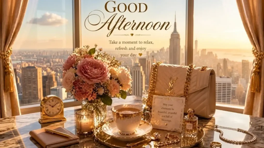 Elegant Good Afternoon Blessings
