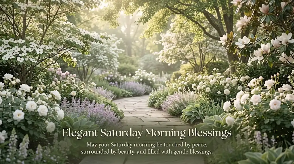 Elegant Saturday Morning Blessings​