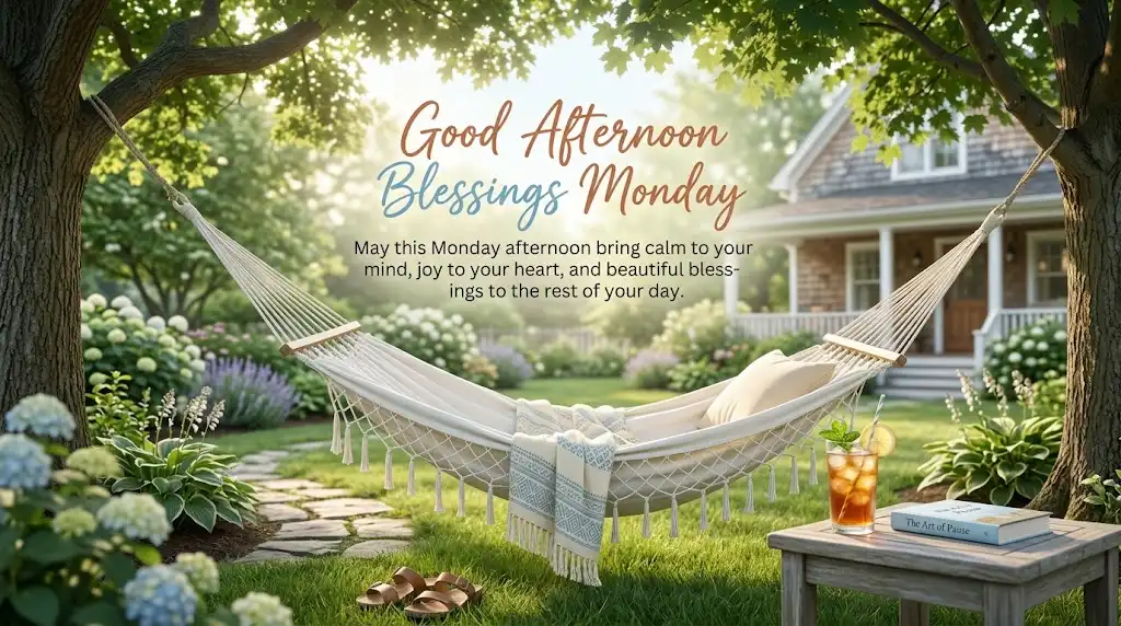 Good Afternoon Blessings Monday