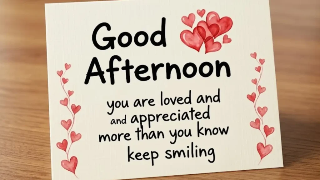 Good Afternoon Blessings Quotes