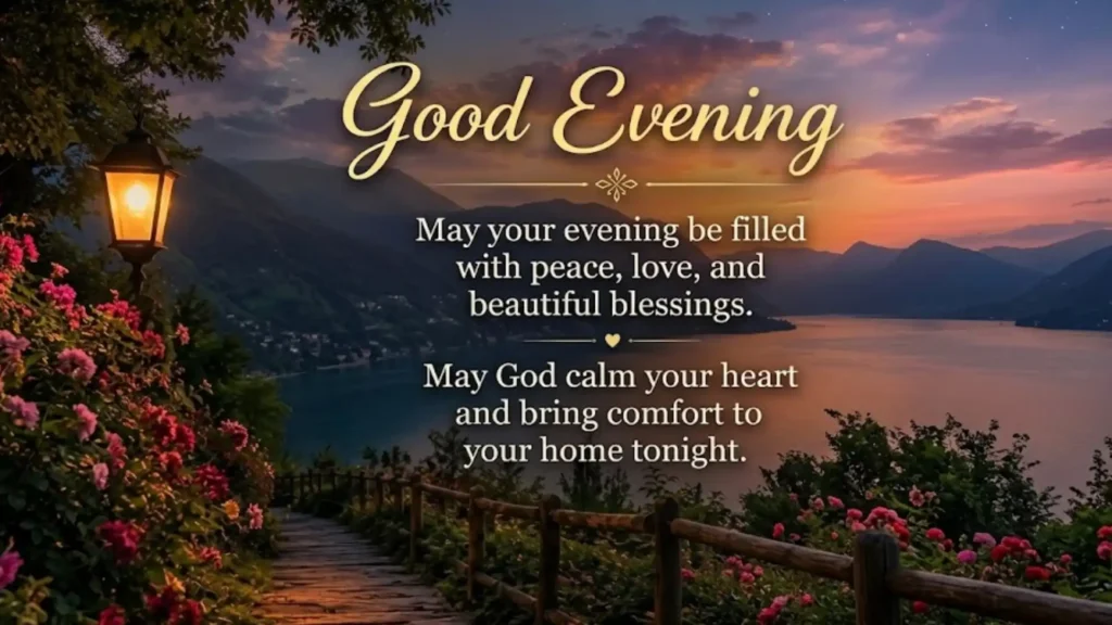 Good Evening, God Bless You Messages And Peaceful Night Wishes