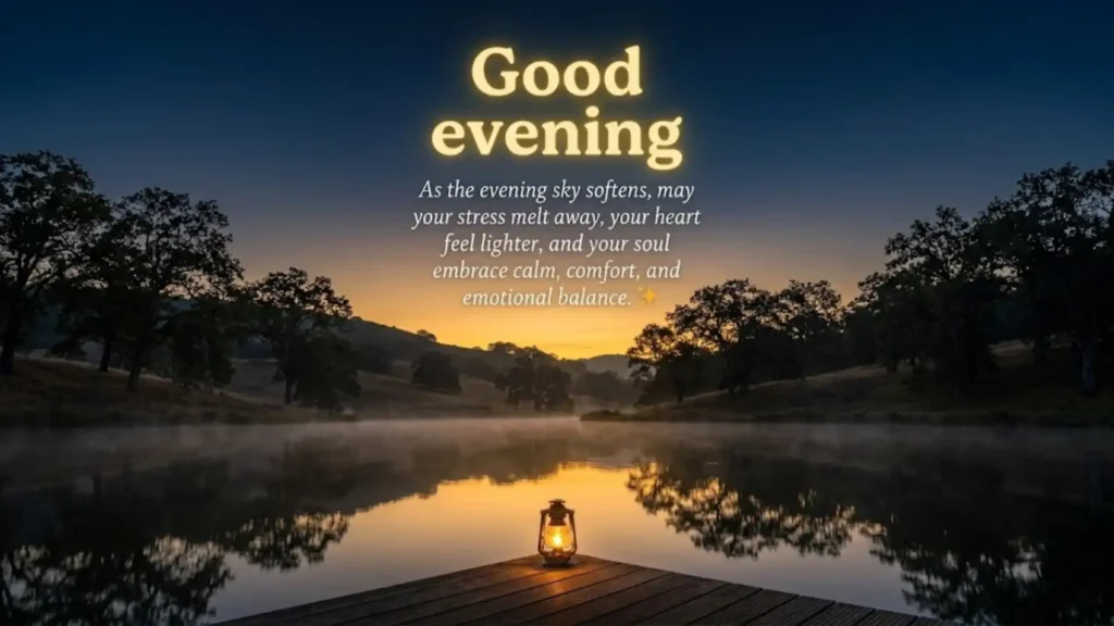 Good Evening Wishes For Social Media