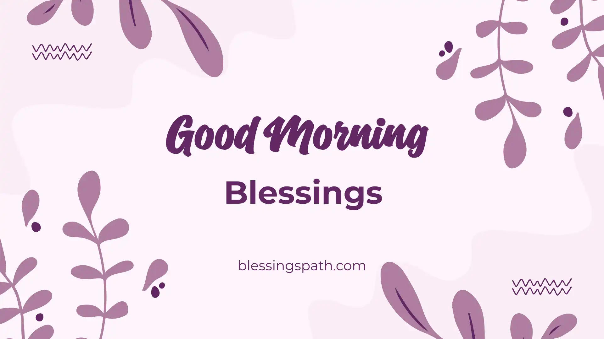 Good Morning Blessings