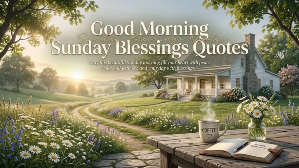Good Morning Sunday Blessings Quotes