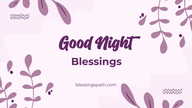 Good Night Blessings