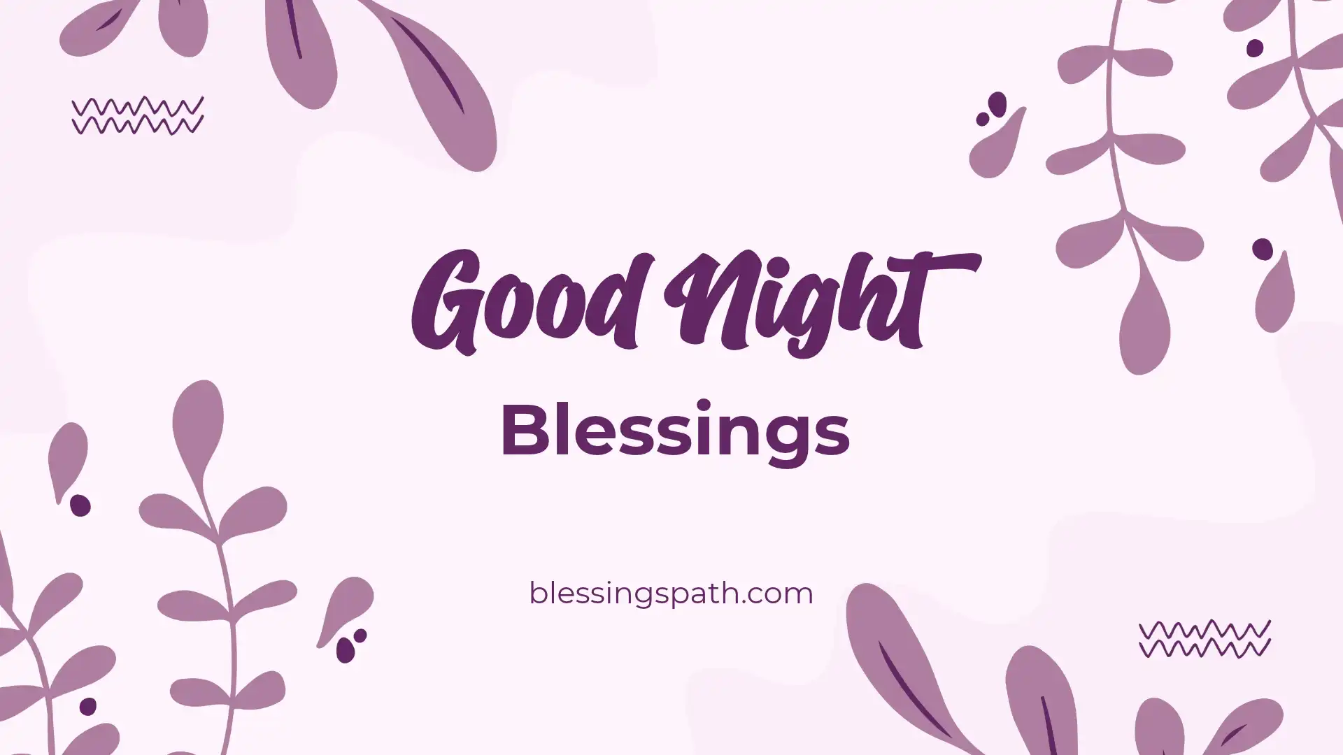 Good Night Blessings