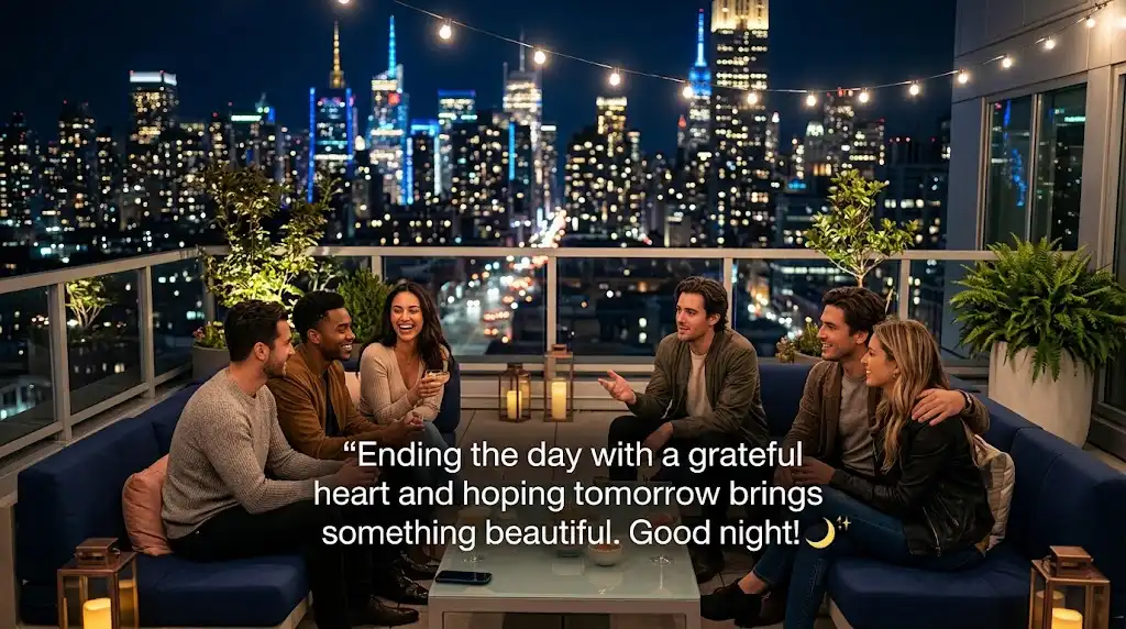 Good Night Captions For Social Media