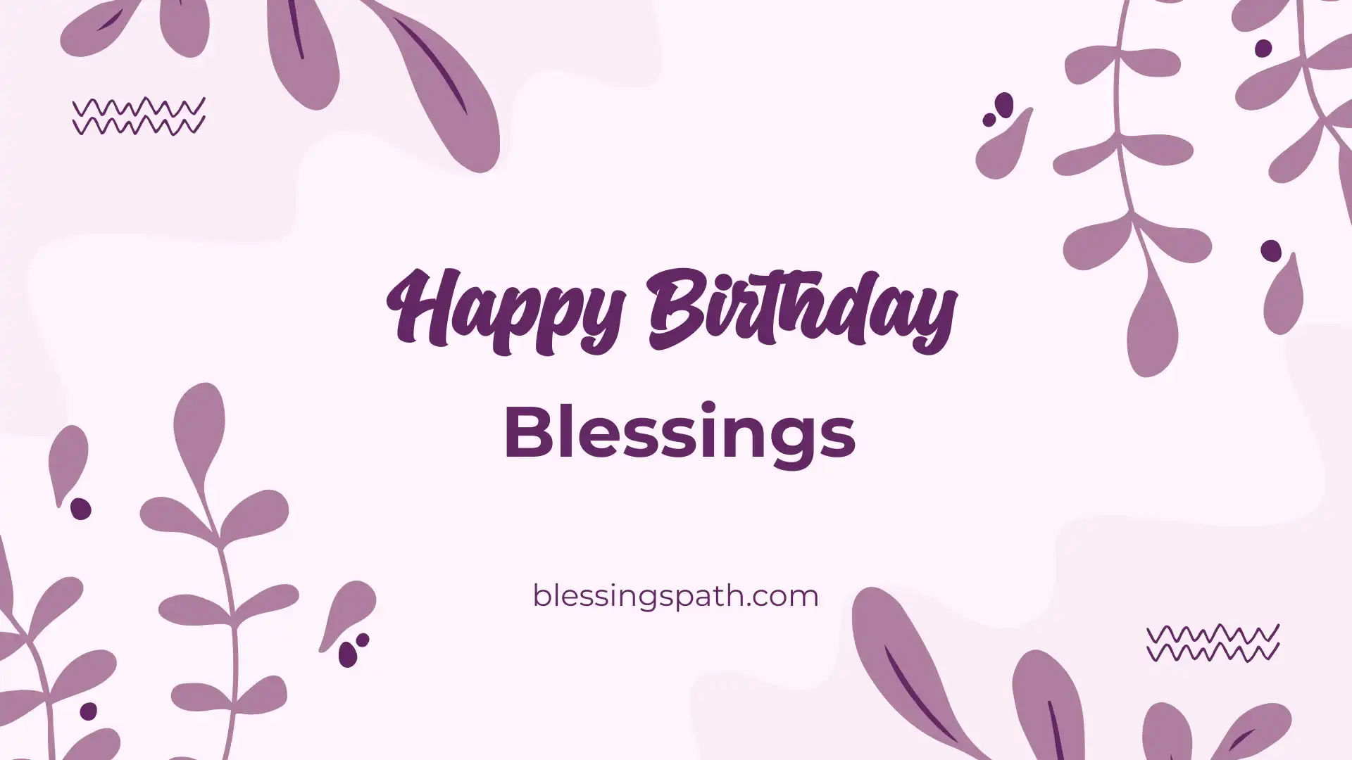 Happy Birthday Blessings