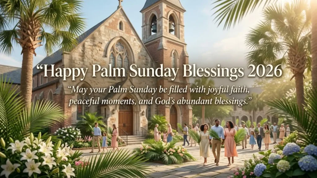 Happy Palm Sunday Blessings 2026