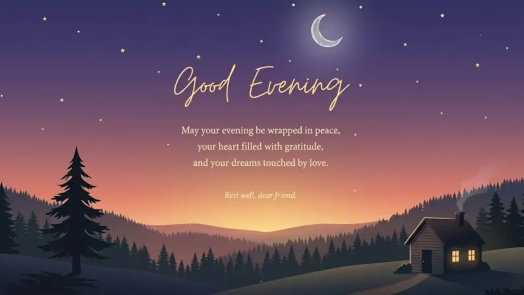 Heartfelt Good Evening Blessings