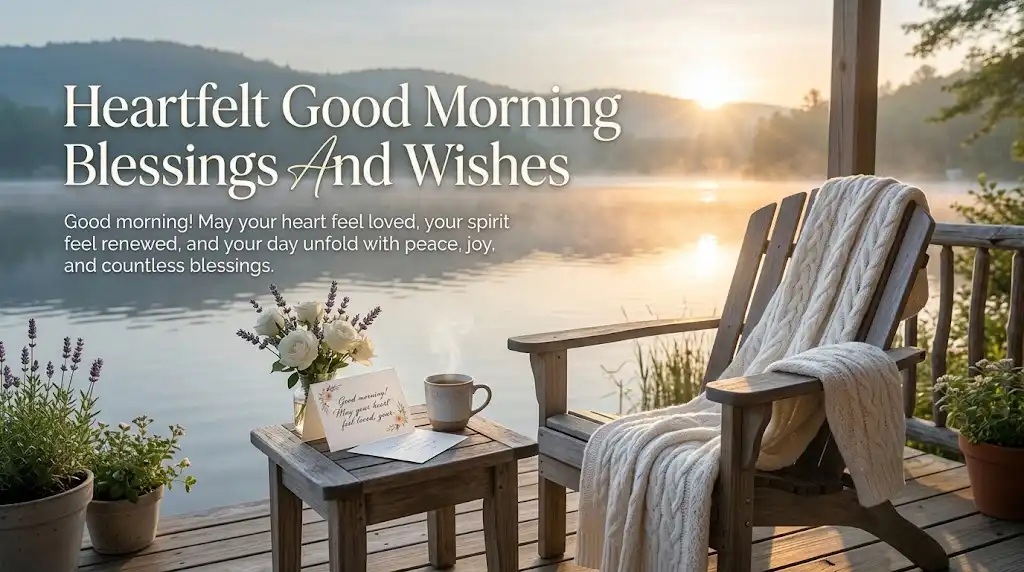 Heartfelt Good Morning Blessings And Wishespng