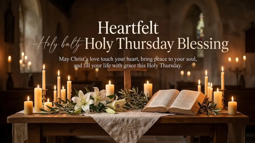 Heartfelt Holy Thursday Blessing