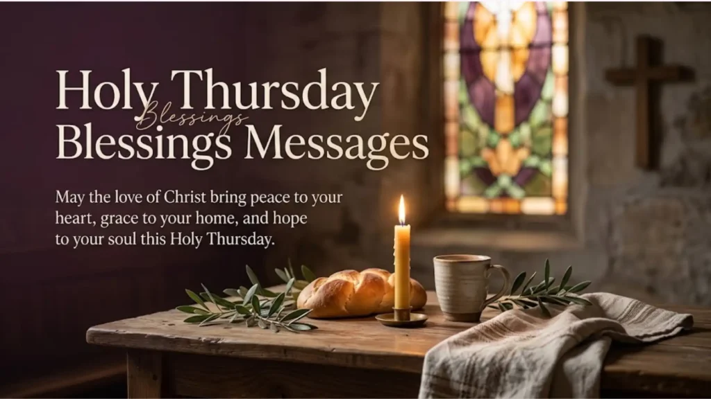 Holy Thursday Blessings Messages