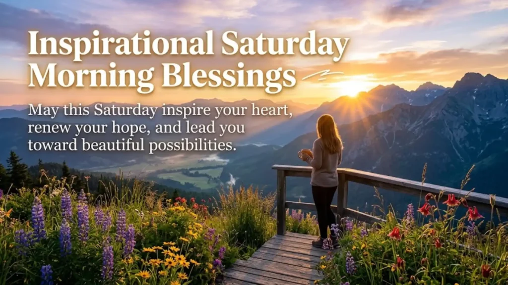 Inspirational Saturday Morning Blessings