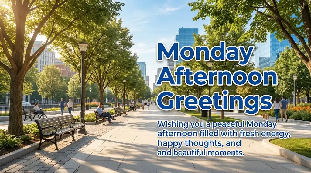 Monday Afternoon Greetings