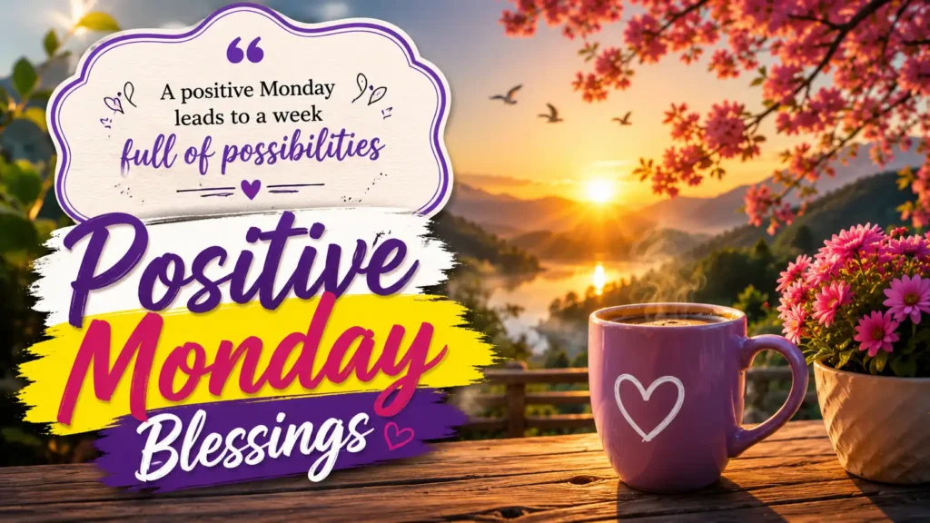 Positive Monday Blessings To Energize Your Day