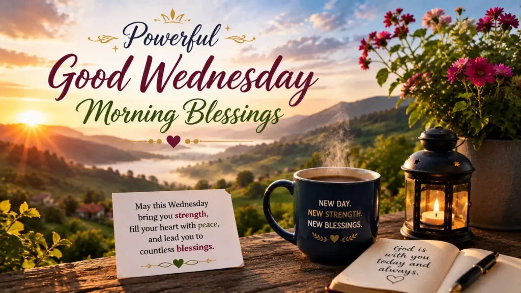 Powerful Good Wednesday Morning Blessings
