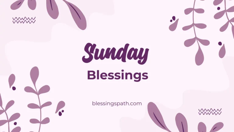 Sunday Blessings