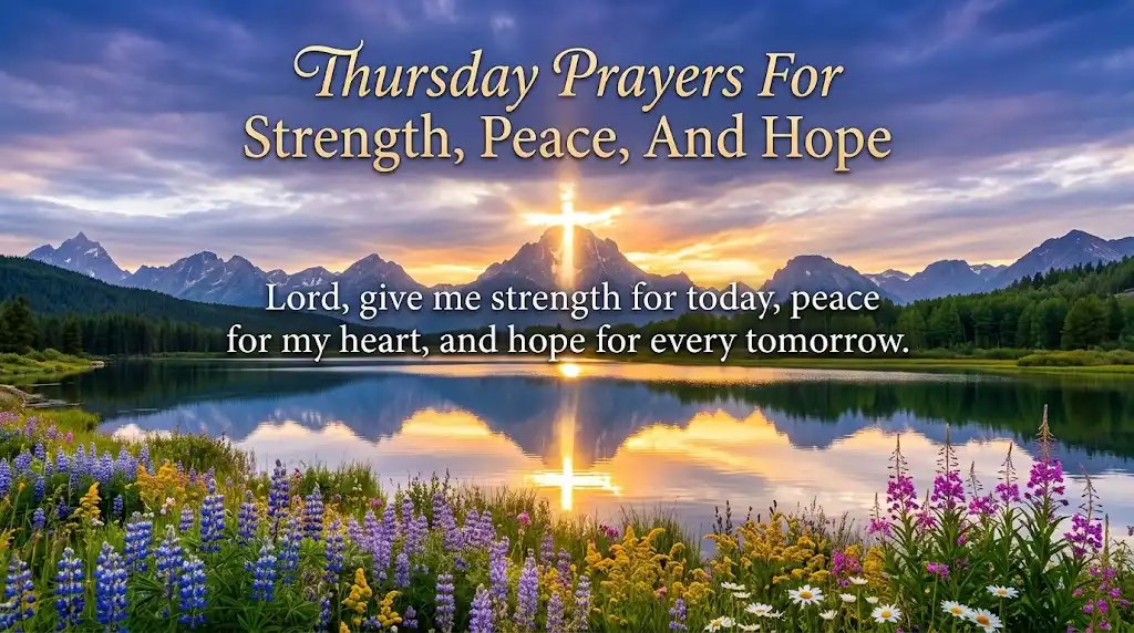 Thursday Prayers For Strength, Peace, And Hope