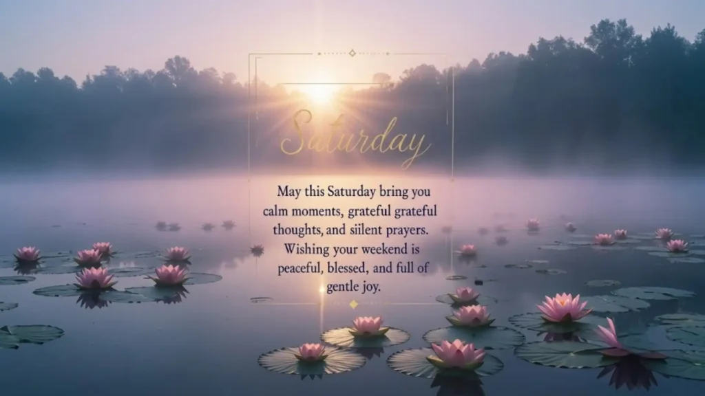 Uplifting Blessed Saturday Messages For Friends