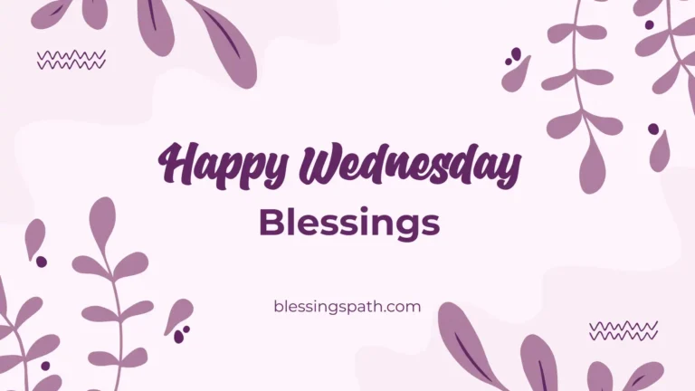 Wednesday Blessings