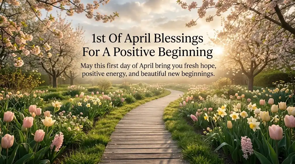 1st Of April Blessings For A Positive Beginning