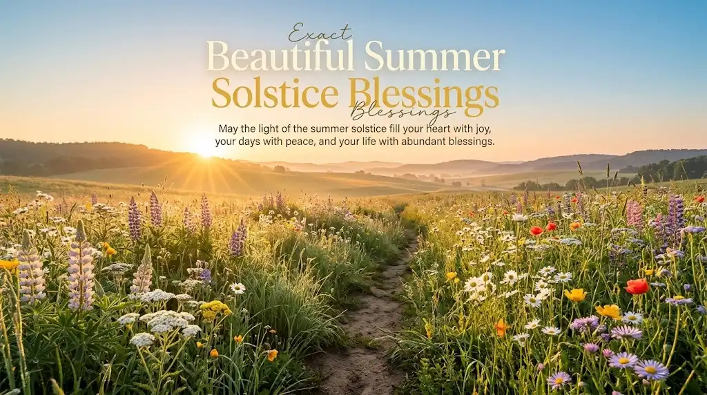 Beautiful Summer Solstice Blessingspng