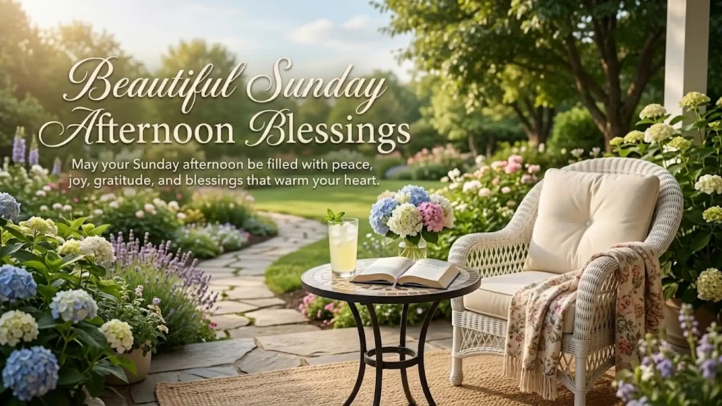 Beautiful Sunday Afternoon Blessings