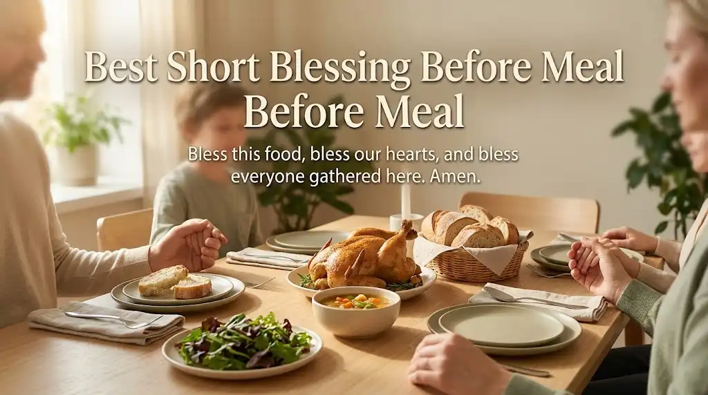 Best Short Blessing Before Meal