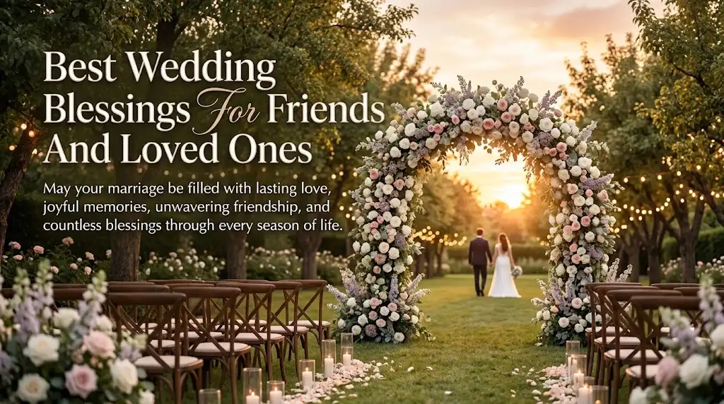 Best Wedding Blessings For Friends And Loved OnesPNG