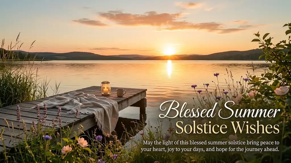 Blessed Summer Solstice Wishespng