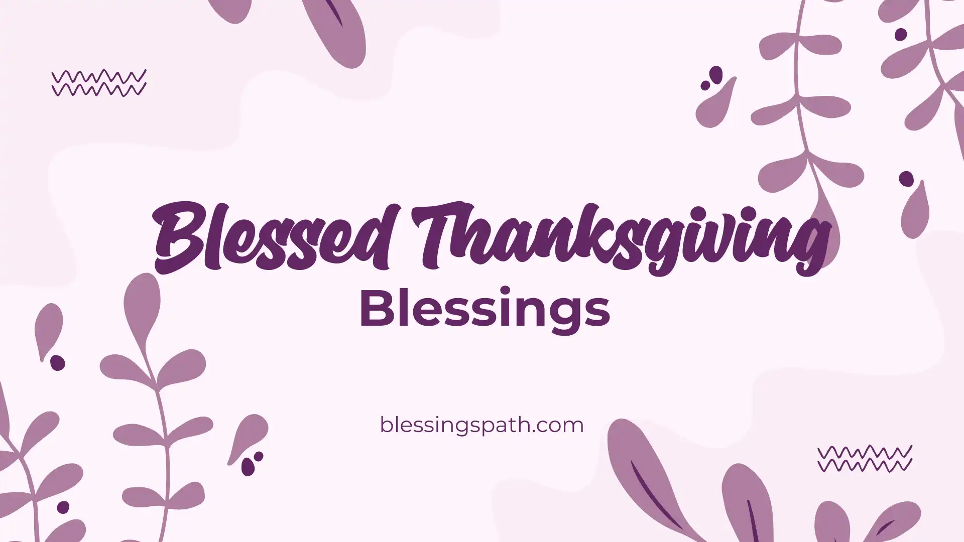 Blessed Thanksgiving Blessings