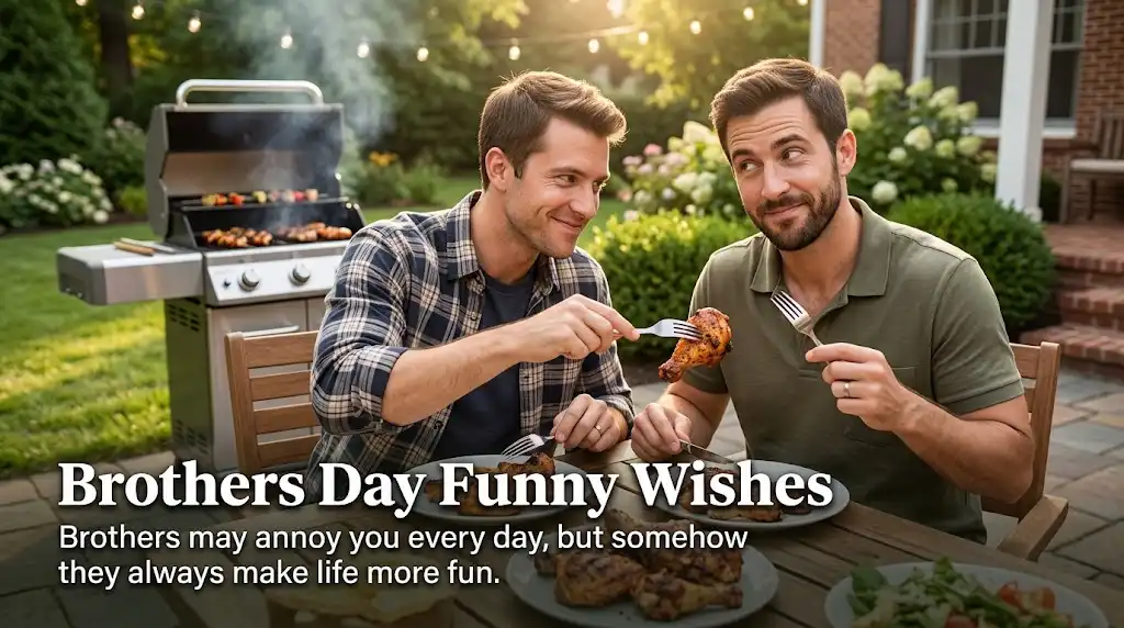 Brothers Day Funny Wishes