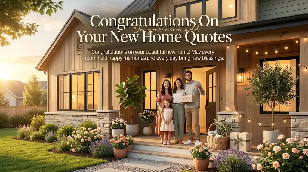 Congratulations On Your New Home QuotesPNG