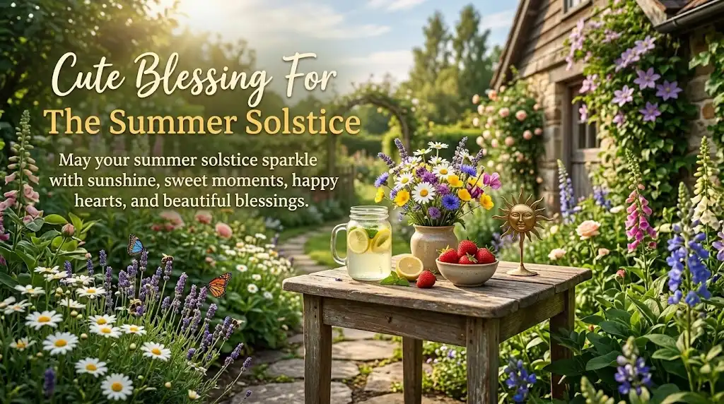 Cute Blessing For The Summer Solsticepng