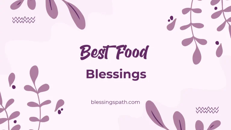 Food Blessings