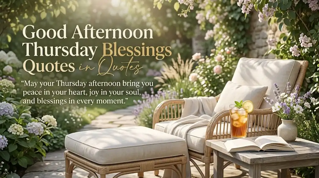 Good Afternoon Thursday Blessings Quotespng