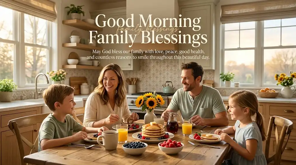 Good Morning Family BlessingsPNG