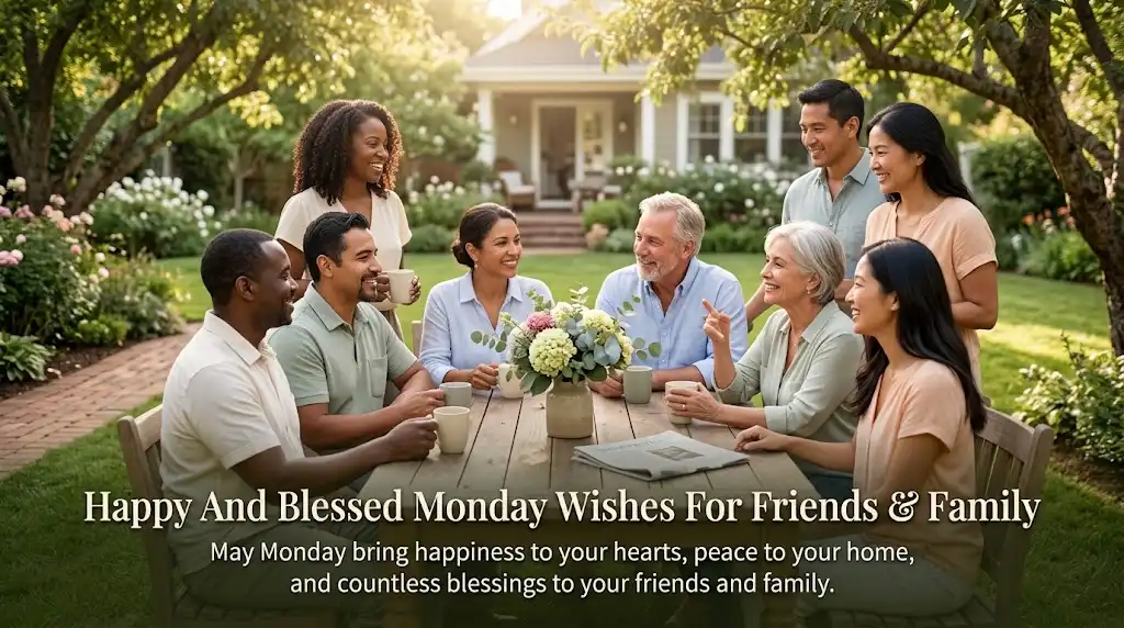 Happy And Blessed Monday Wishes For Friends & Family