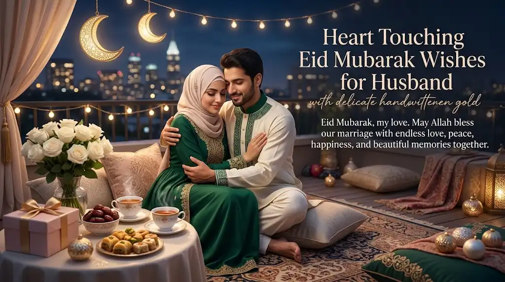 Heart Touching Eid Mubarak Wishes for Husbandpng