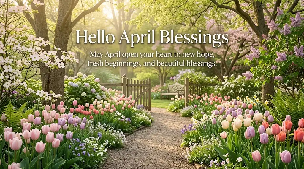 Hello April Blessings