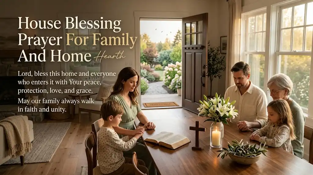 House Blessing Prayer For Family And HomePNG